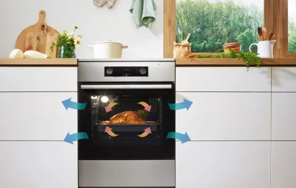 Gorenje Advanced GEIT5C60BPG - Komfur - fritstående - bredde: 50 cm - dybde: 59.4 cm - højde: 85 cm - med selv-rengøring - sort