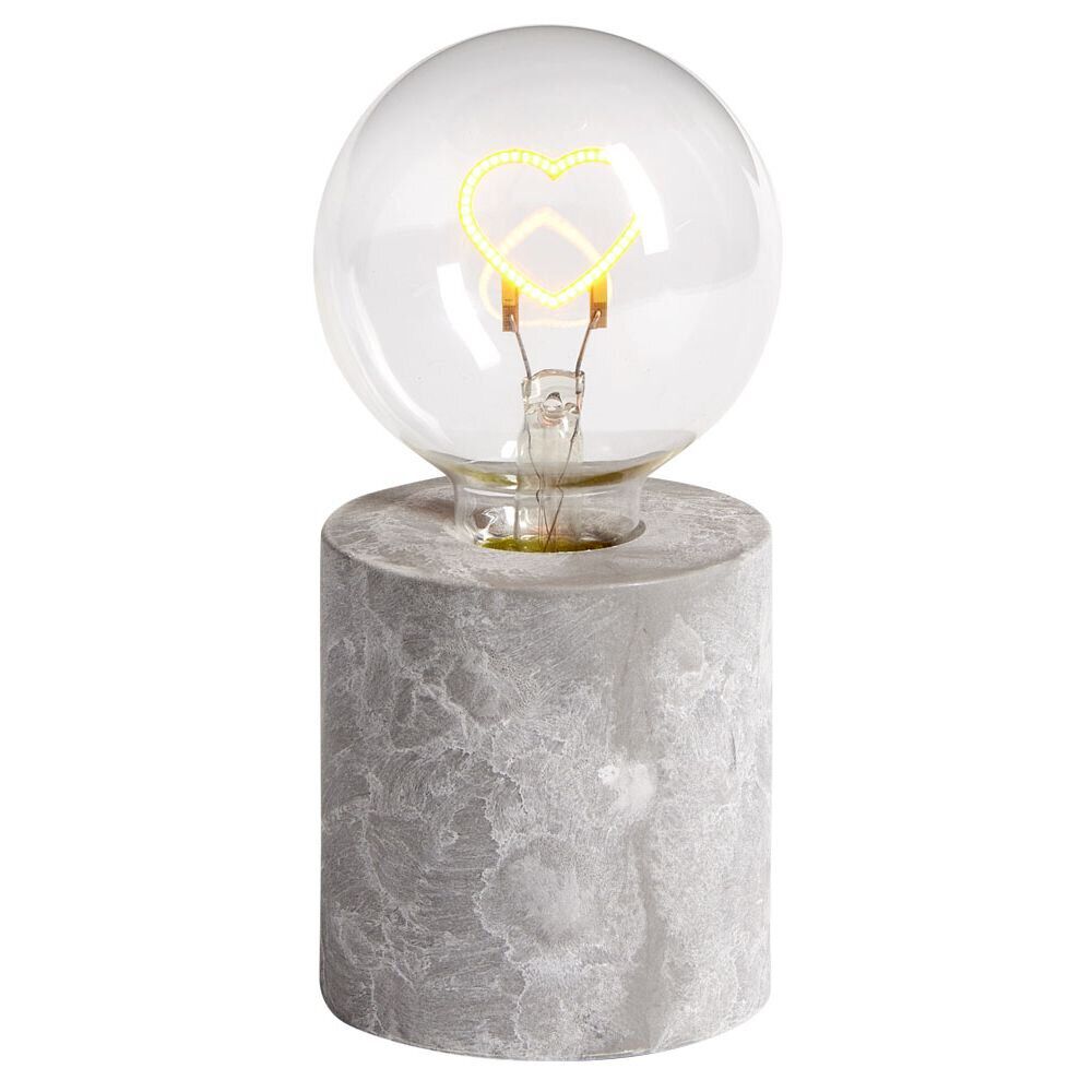Ampoule déco LED sur socle coeur