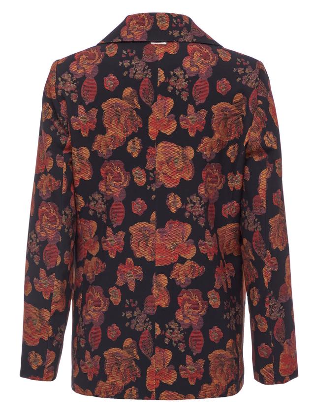 Blazer Blumendruck
