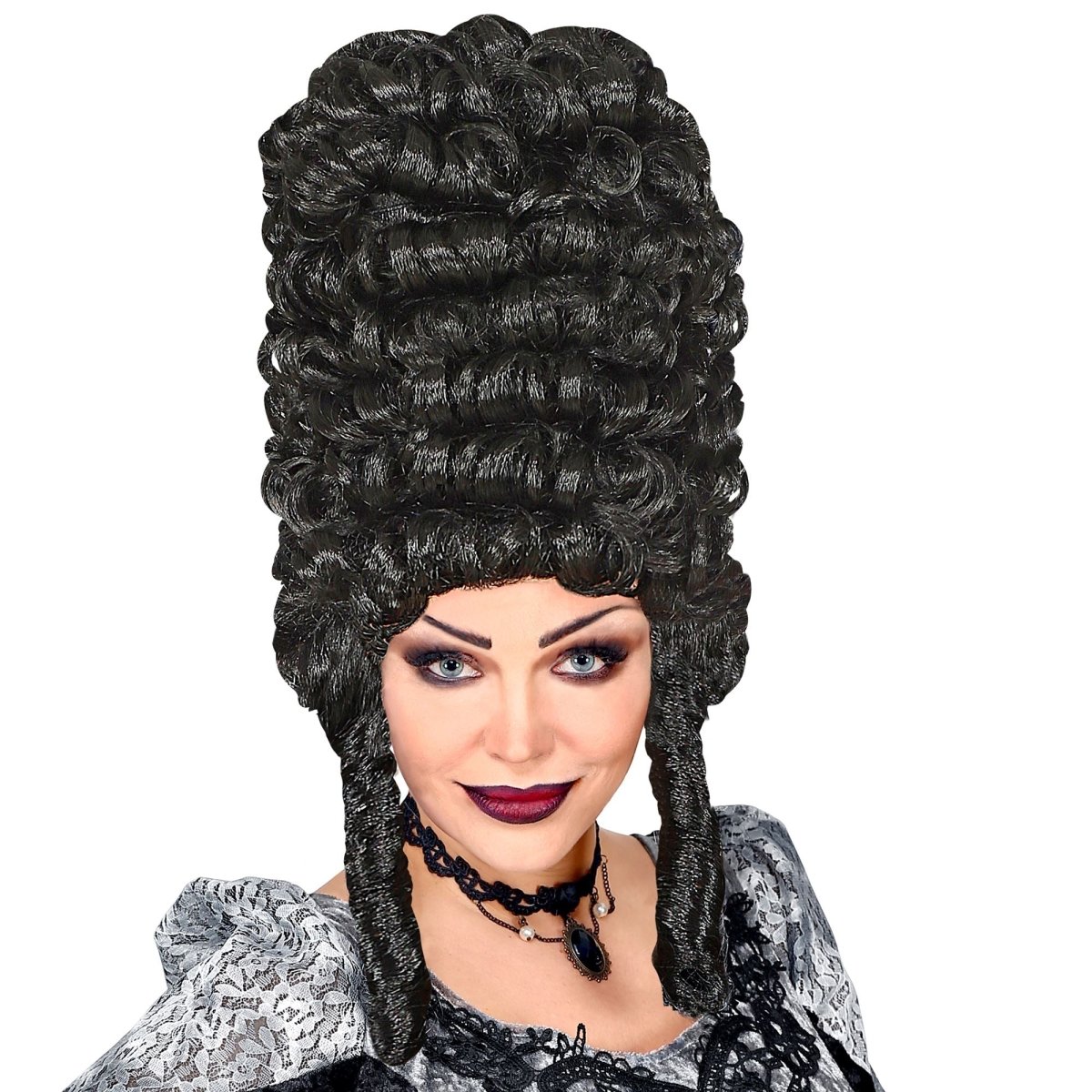 Halloween Pruik Zwart Gothic