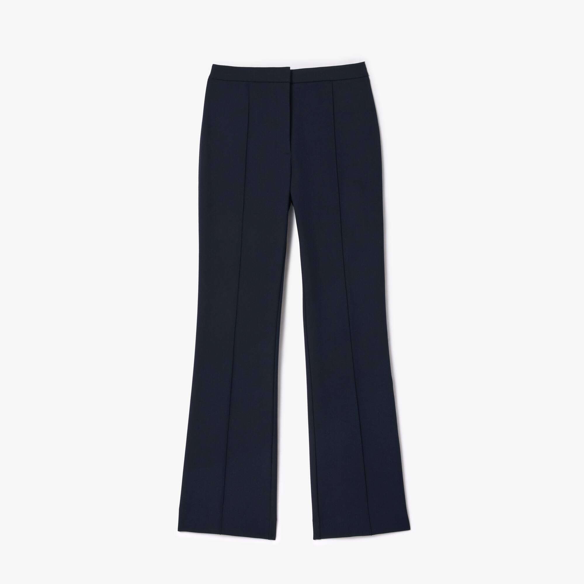 Pantalon habillé taille haute coupe flare Pantalons & Shorts - Bleu - Lacoste - Femme
