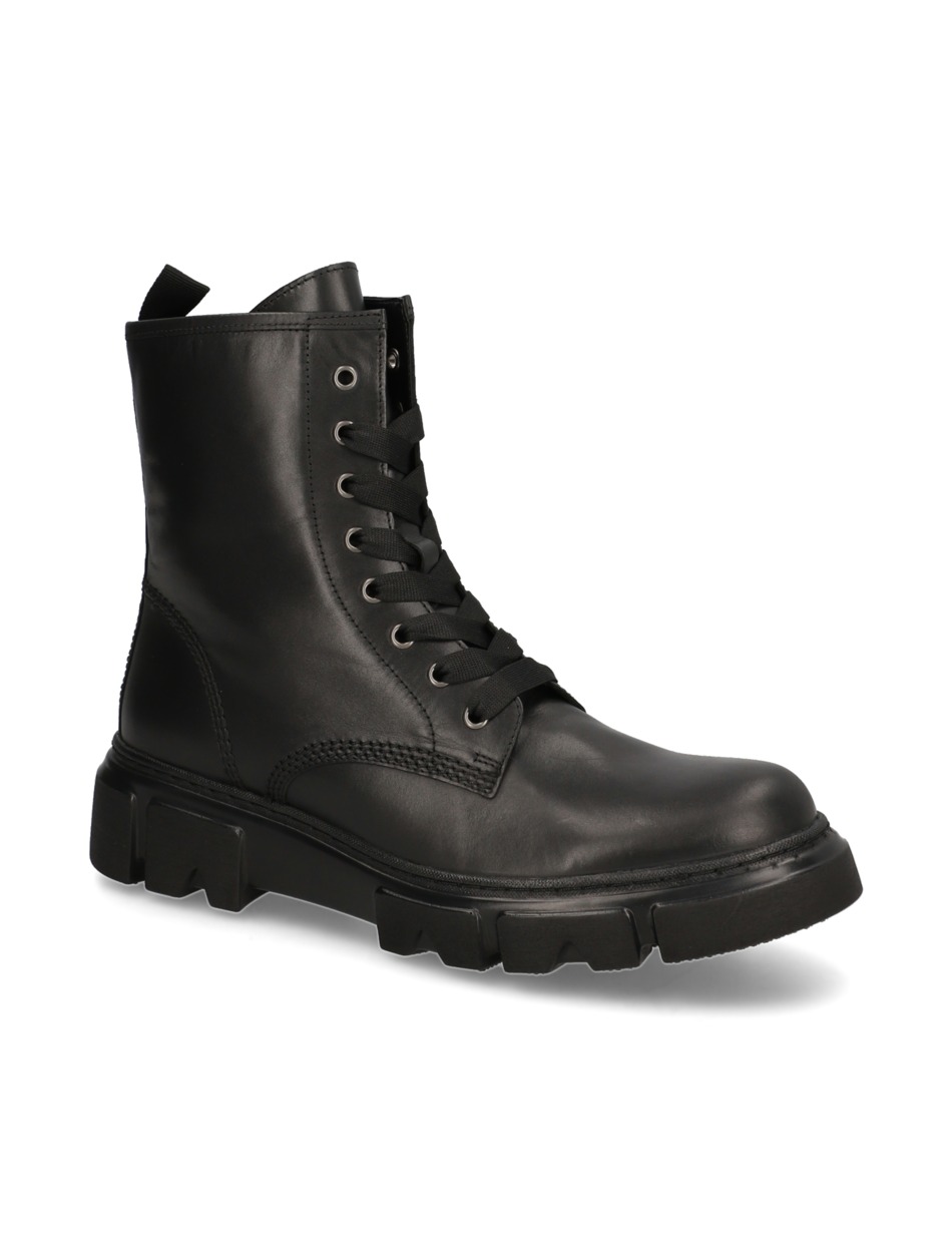 Glattleder Schnürboot