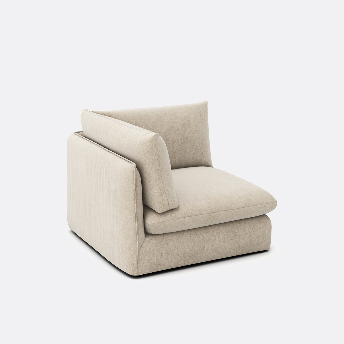 LA REDOUTE INTERIEURS<br>Canto modular, poliéster mosqueado, Malo