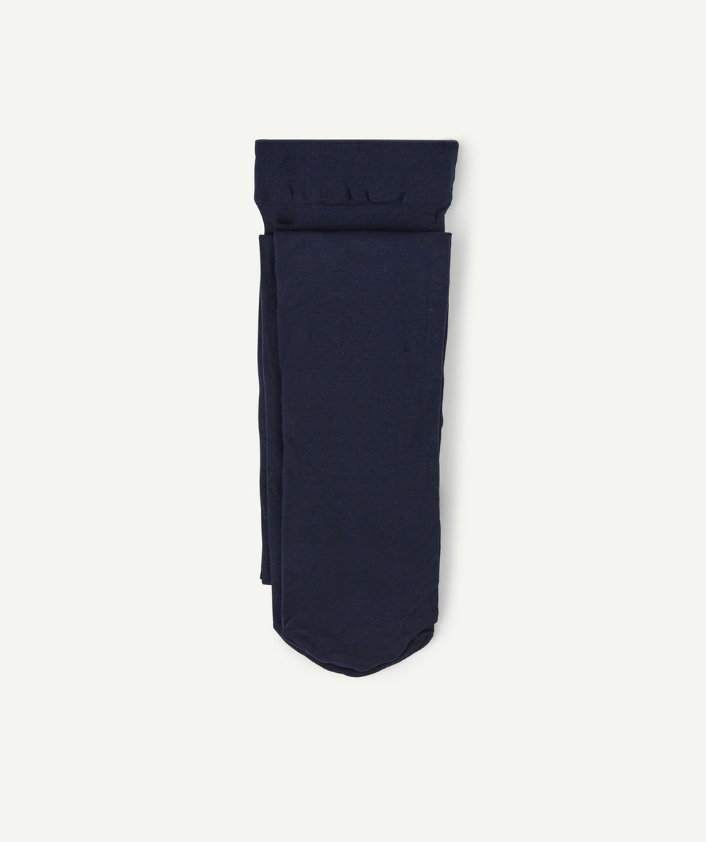 LES COLLANTS EN VOILE BLEU MARINE