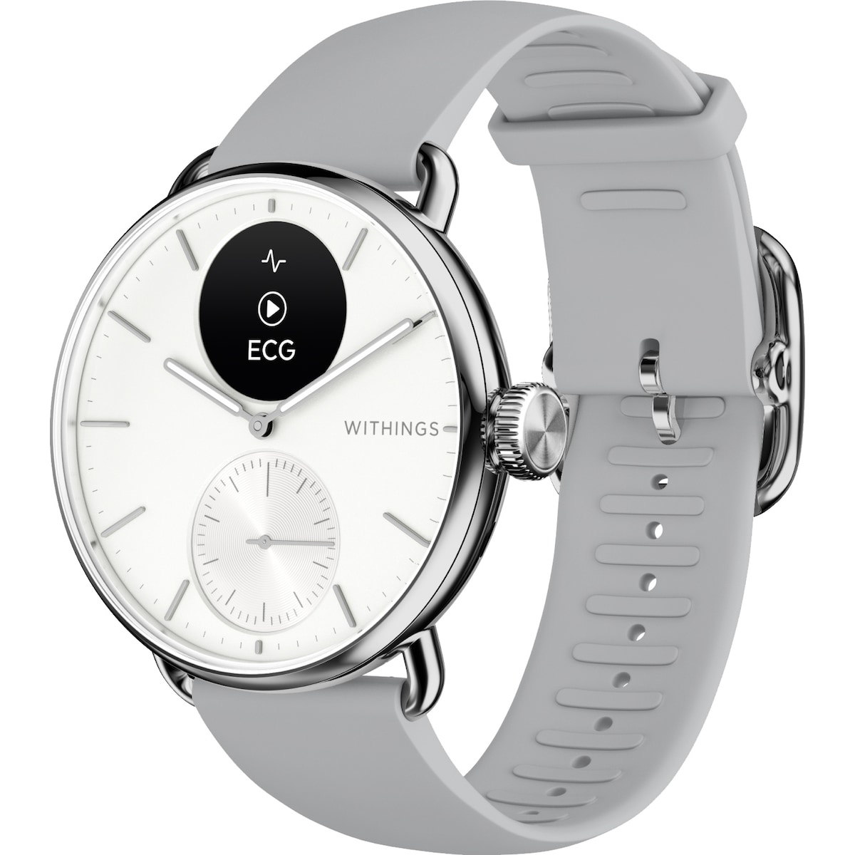 Withings ScanWatch 2 hybrid smartklokke 38mm (hvit)
