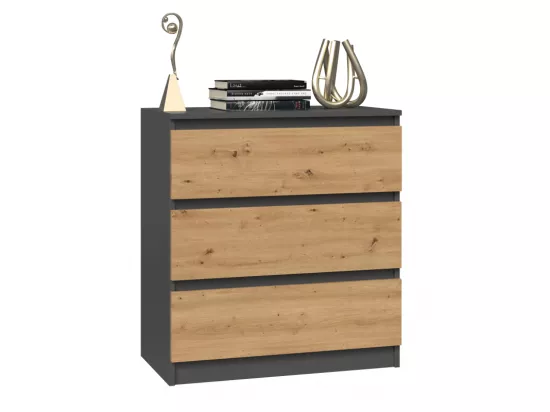 Malwa M3 Commode ARTISAN en ANTRACITE