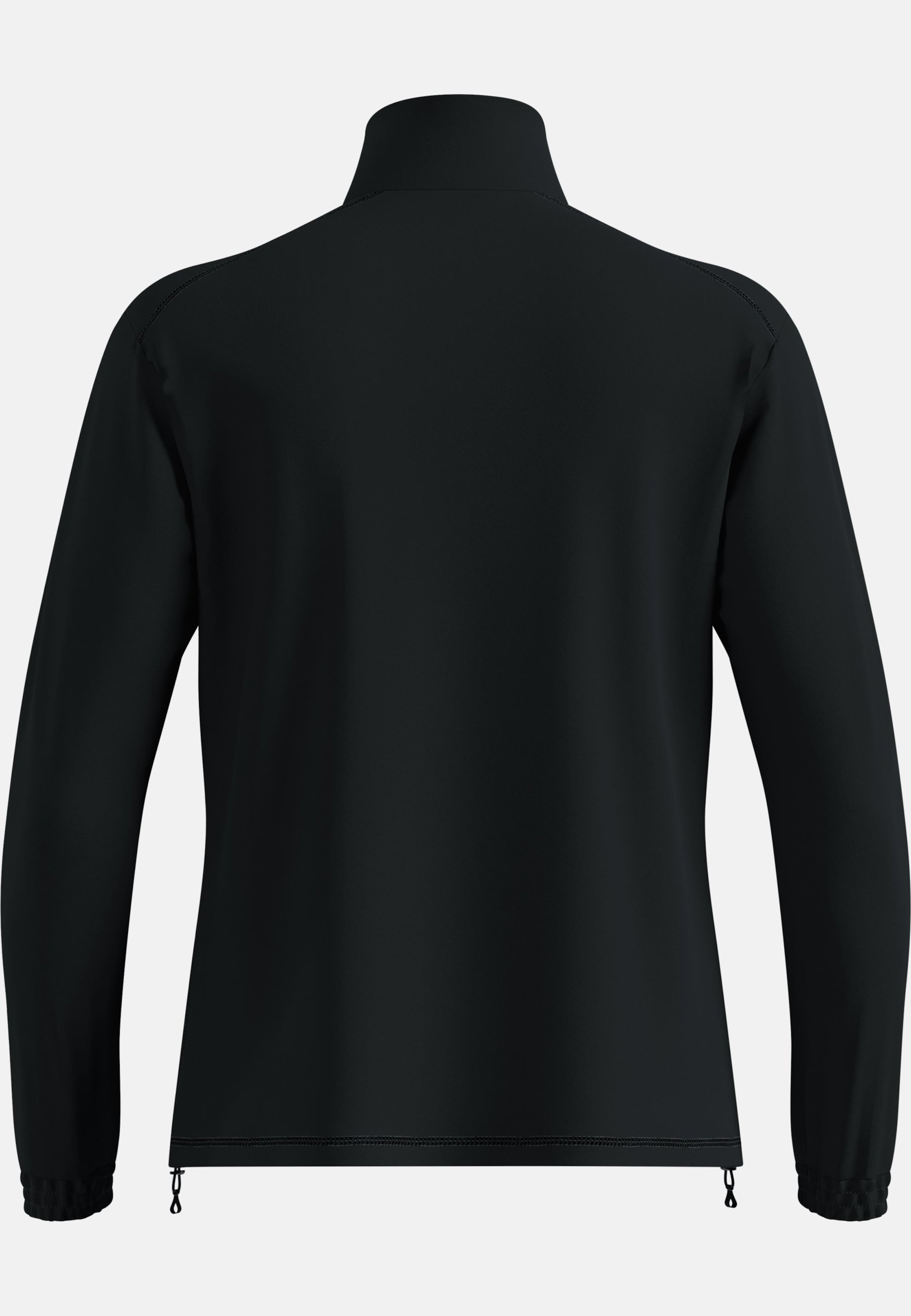 Klassische Essentials Multisport Fleecejacke mit Reissverschluss in black