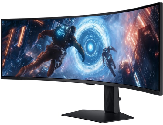 SAMSUNG - Ecran PC Gamer 49 pouces incurvé Gaming Odyssey OLED G9 - G91F 144Hz - S49FG910EU