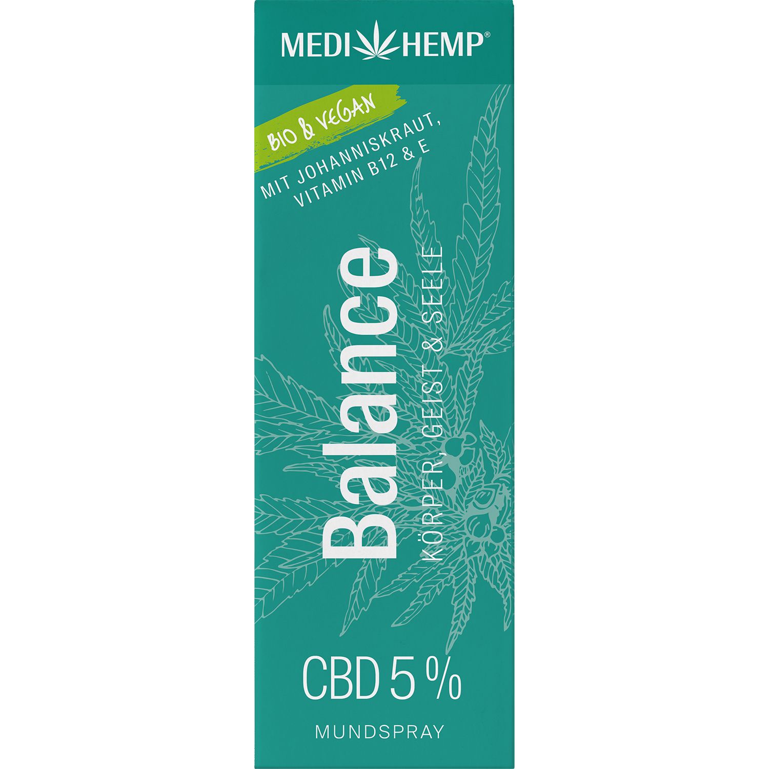 MEDIHEMP Bio Balance Mundspray 5% CBD
