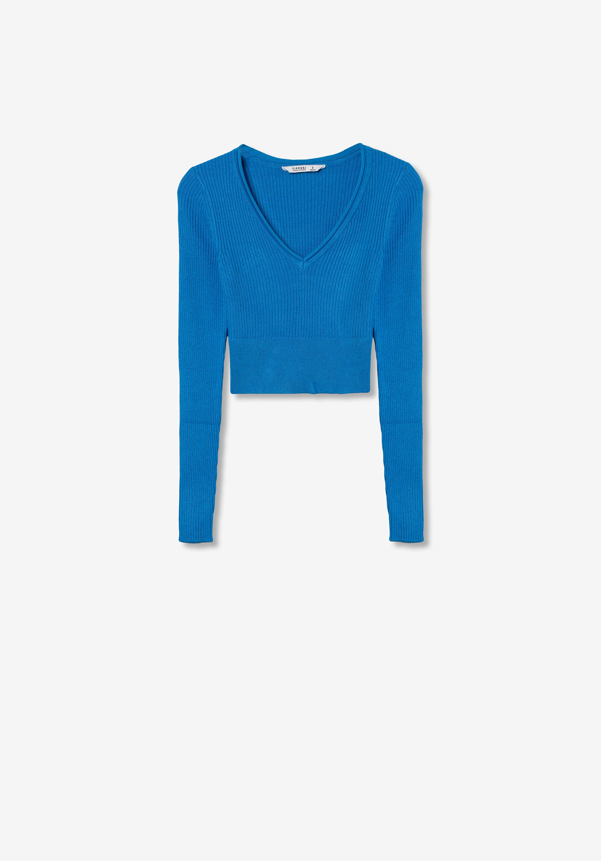 Camisola de Malha Canelada