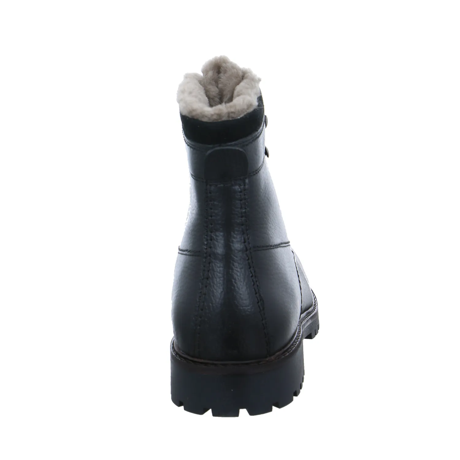 FERNANDO STRAPPA Winter-Boots Schwarz Leder