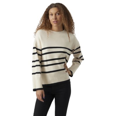 Pull femme Vmsaba O-Neck Stripe Ga VERO MODA