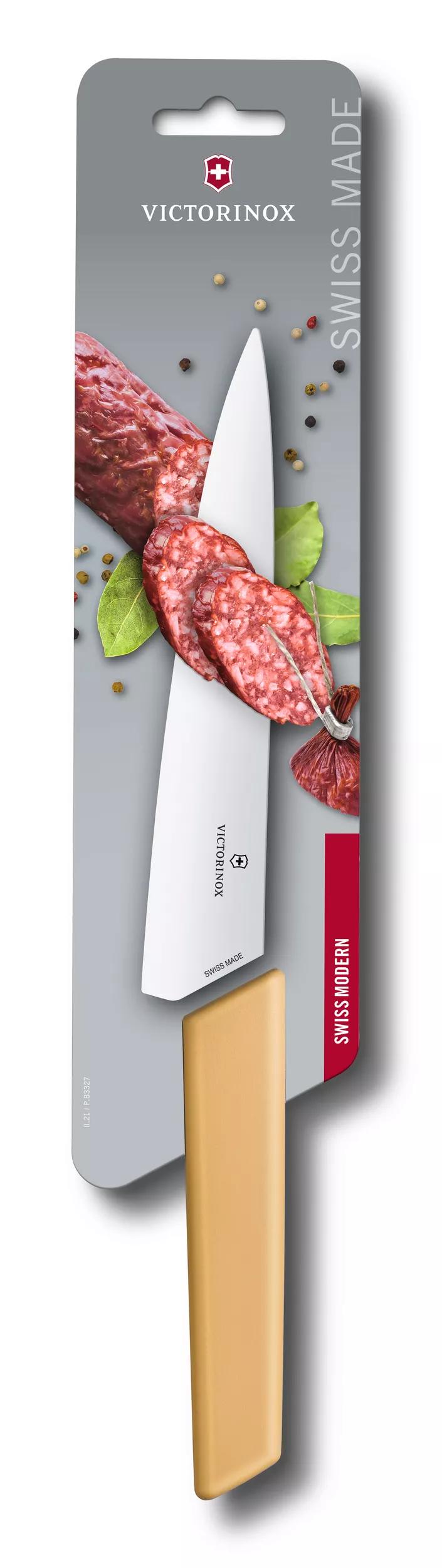Swiss Modern Tranchiermesser-Honiggelb