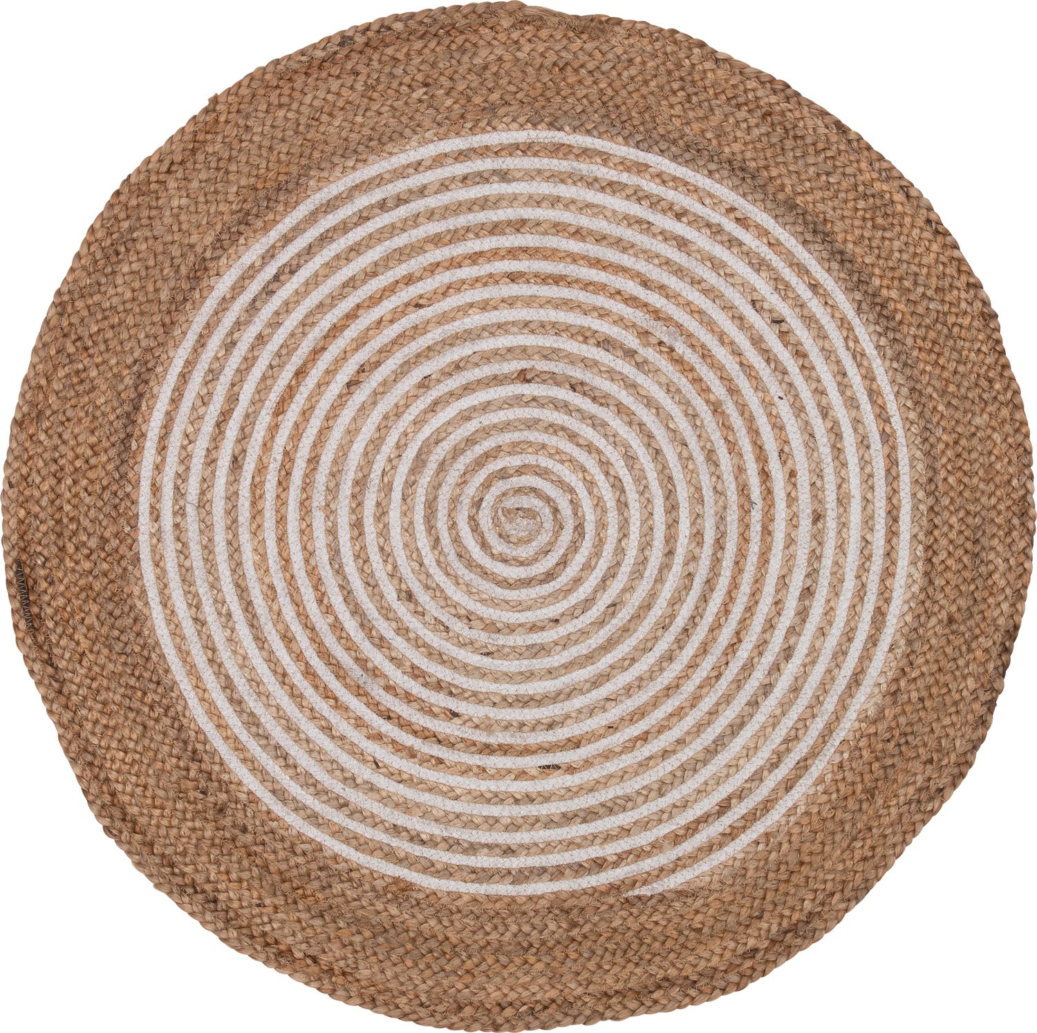 Intratuin vloerkleed Miyuki naturel / wit D 90 cm