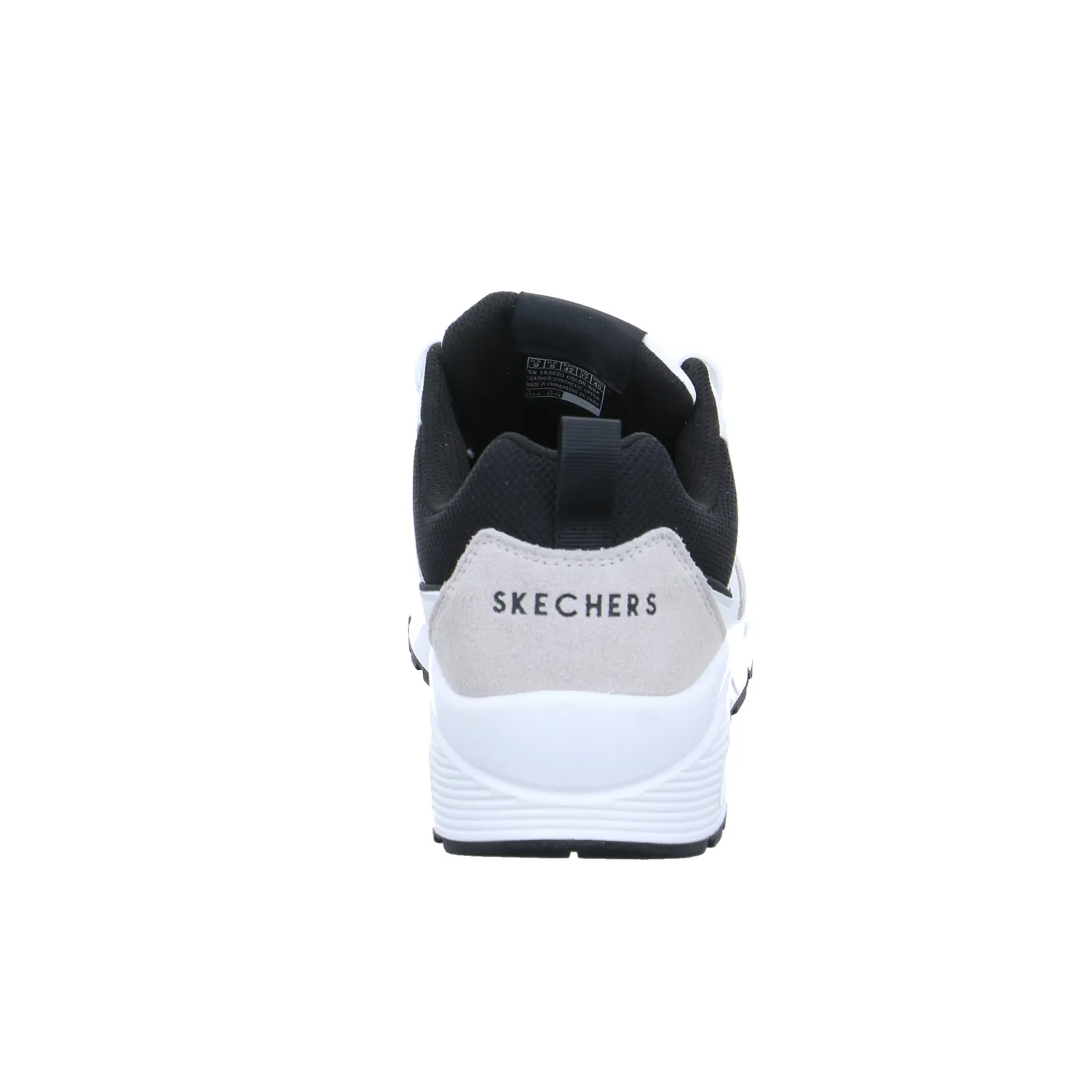 SKECHERS Halbschuhe Sneaker Weiss Leder