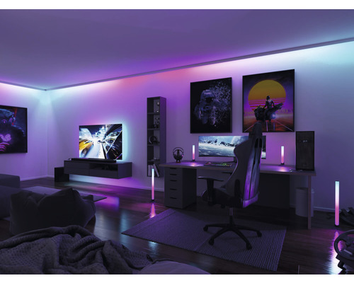 EntertainLED USB LED-strip TV-verlichting 65 inch 2,4 m 4W 144 LED's RGB-kleurverandering + geheugenfunctie + afstandsbediening