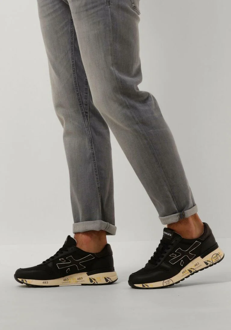 PREMIATA zwarte premiata lage sneakers mick