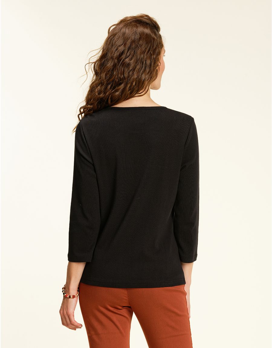 T-shirt noir coton BIO