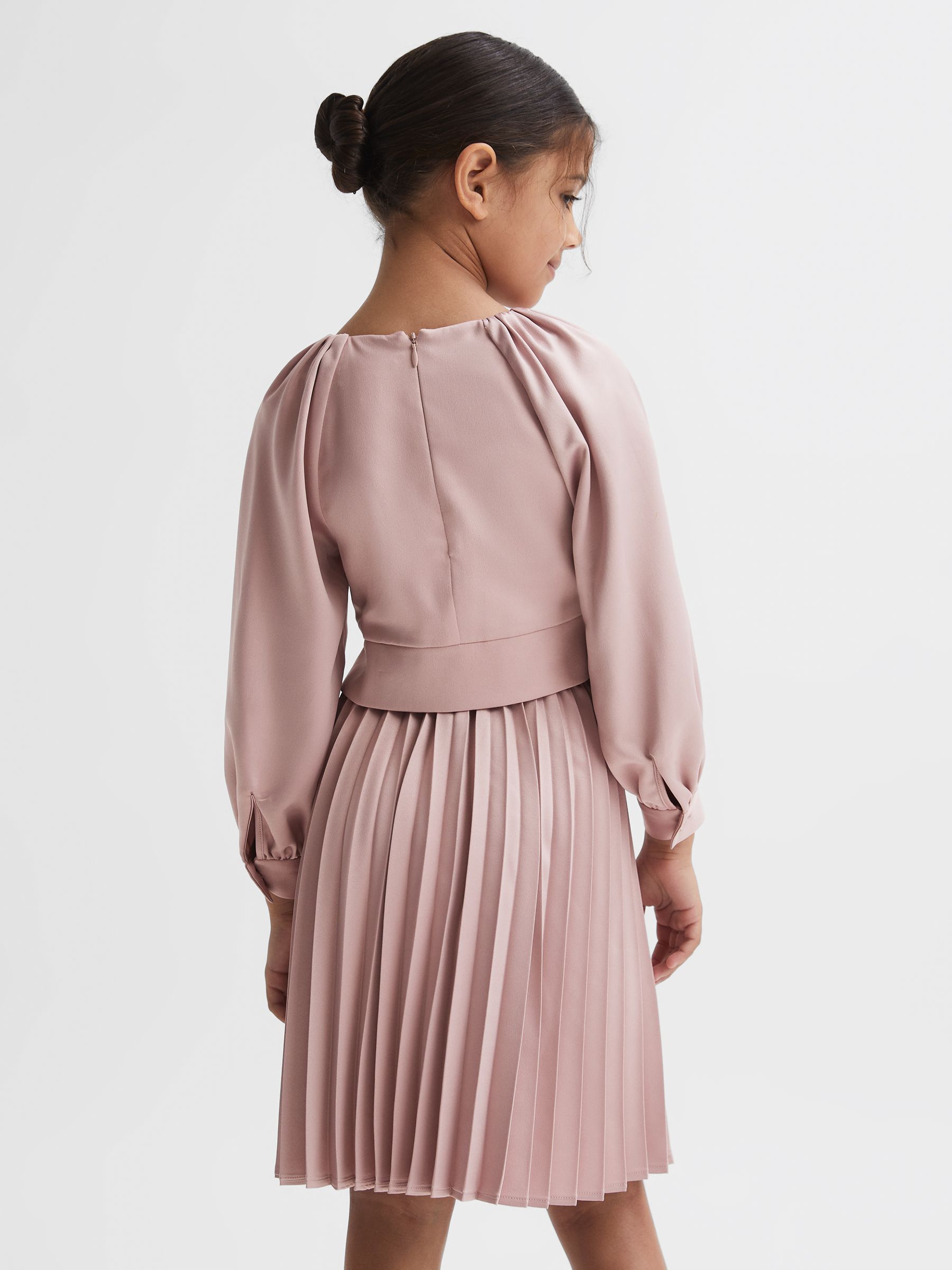 Reiss - Molly - Cropped geplooide blouse