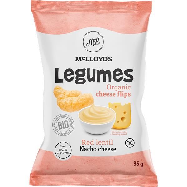 Snack Bio Lentilhas Verm. C. Tempero Queijo Sem Glúten