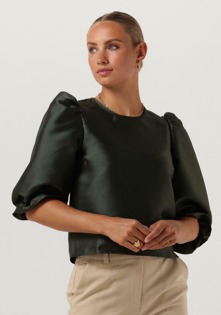 MODSTR\u00D6M donkergroene modstr&ouml;m top flomd top
