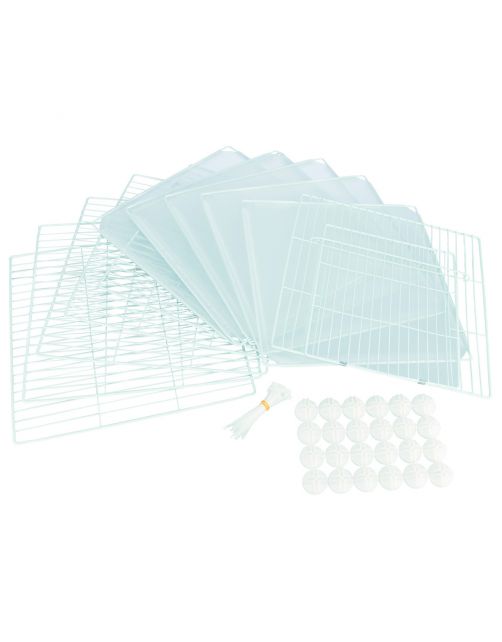 Trixie Indoor Ren - Dierenverblijf - 140x35x70 cm Wit
