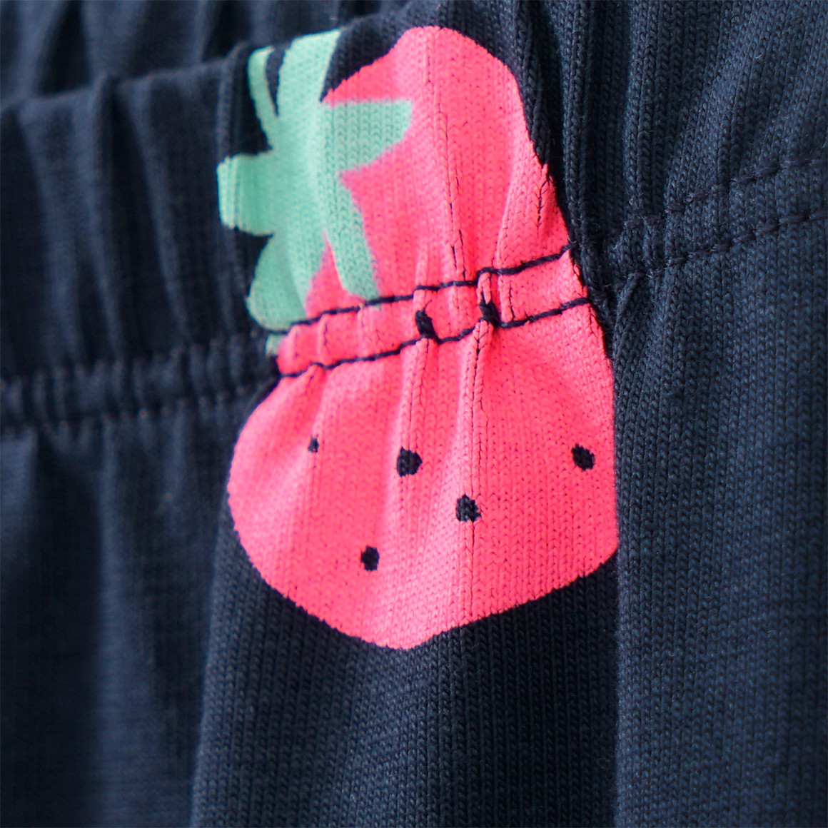 Topolino Mädchen Capri-Leggings mit Allover-Print dunkelblau / pink