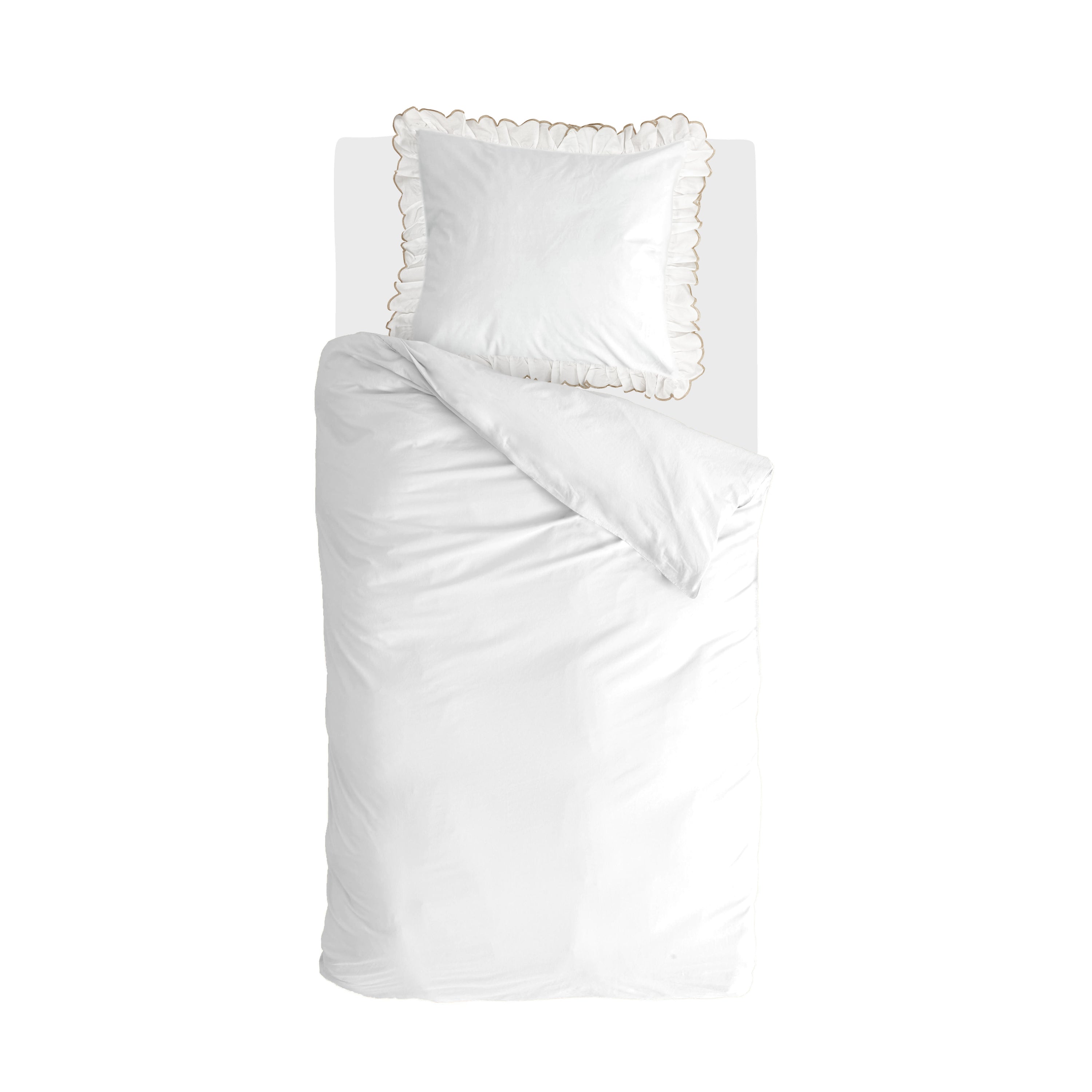 Walra Real Romance Dekbedovertrek 140x220 - Wit