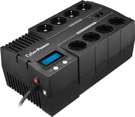 CyberPower BRICs LCD Series BR700ELCD - UPS - AC 220/230/240 V - 420 Watt - 700 VA - USB - output-stikforbindelser: 8 - Frankrig