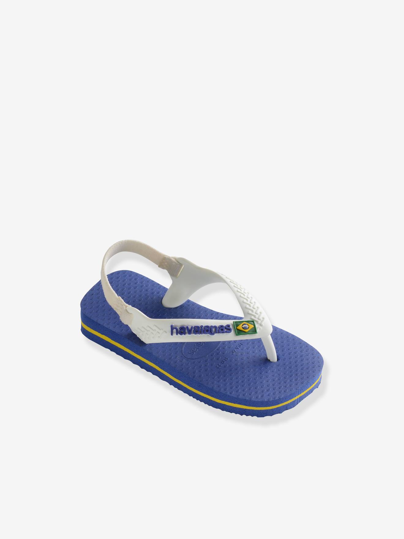 Chinelos Baby Brasil Logo II HAVAIANAS azuis