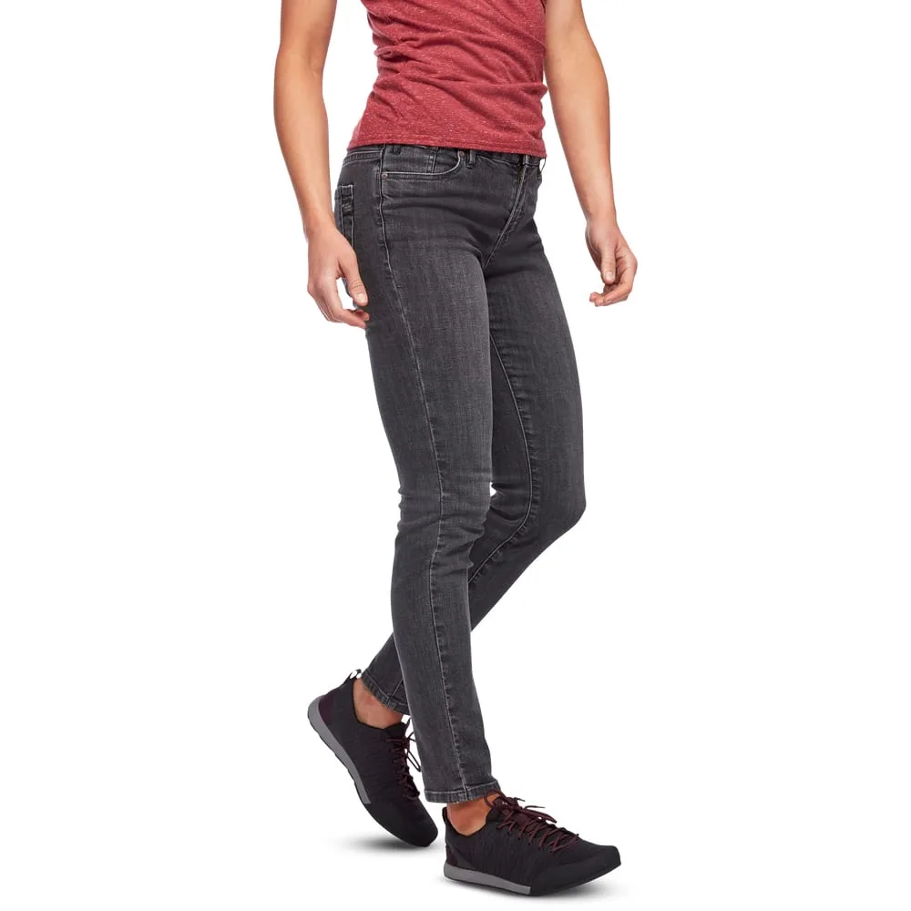 Black Diamond W Crag Denim Pants Gray