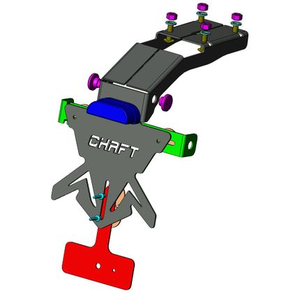 Support de plaque Chaft NOIR - Noir