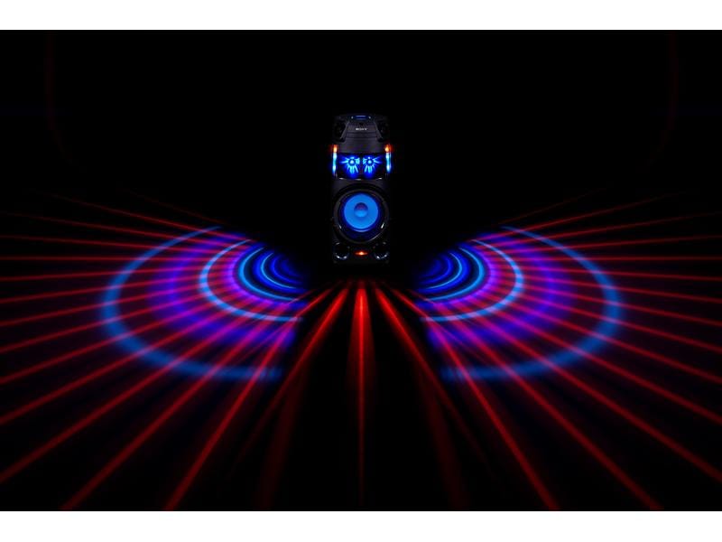 Sony Musik-System MHC-V43D Schwarz Leistungsstarkes Audiosystem mit Bluetooth
