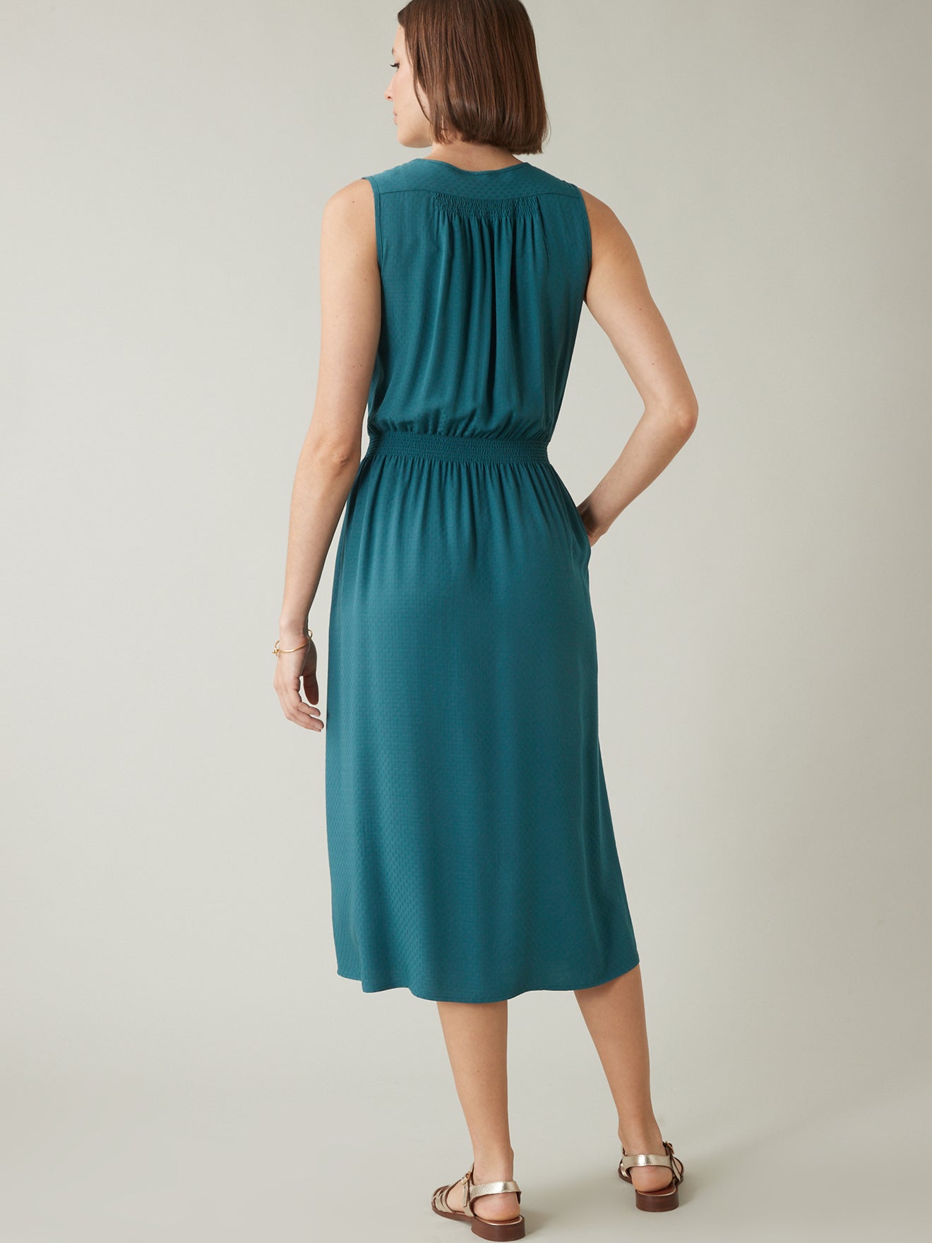 Robe femme en viscose dobby