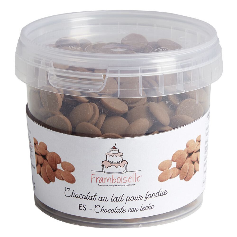 Palets de chocolat au lait en pot 200gr