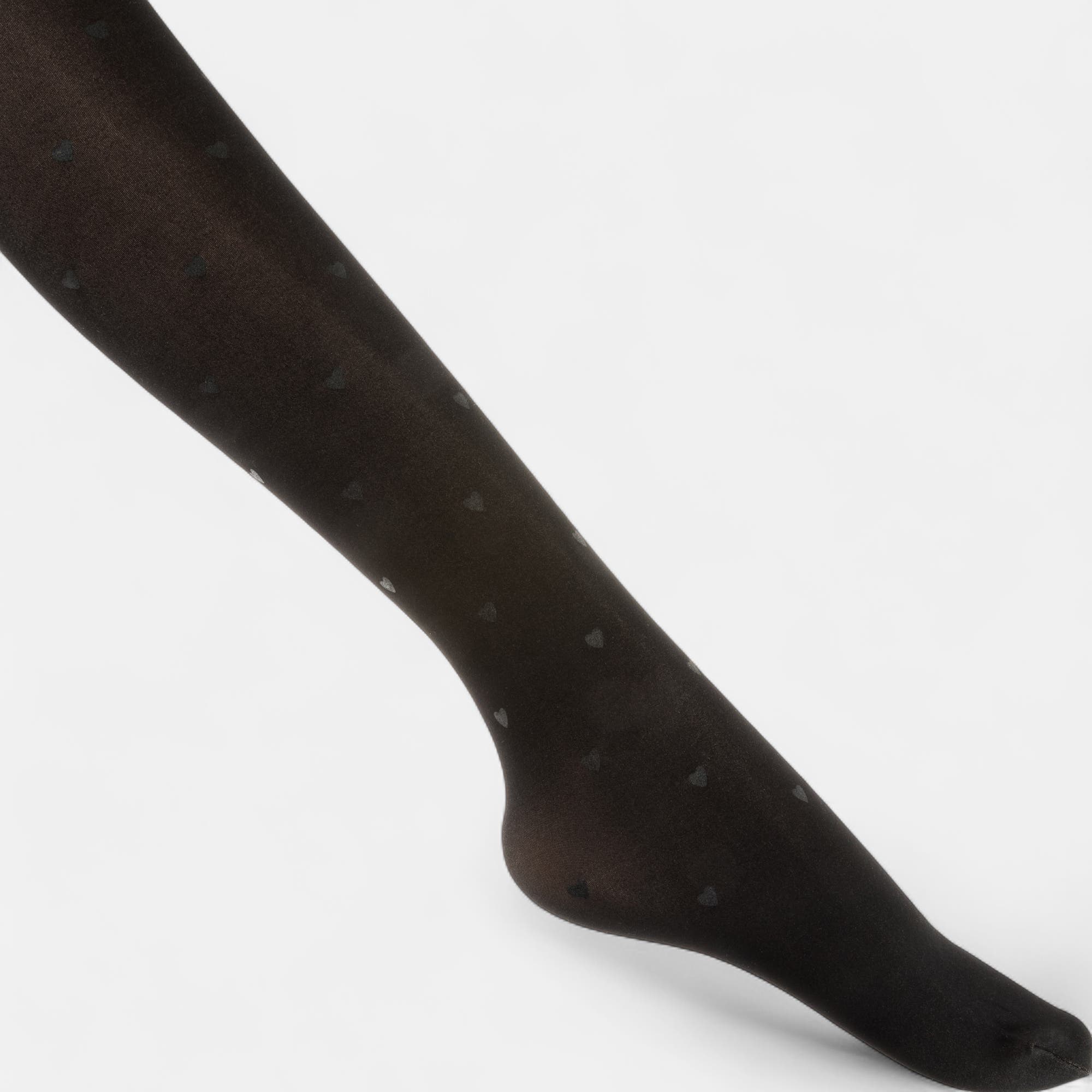 Collants/mi-bas Femme noir vernis