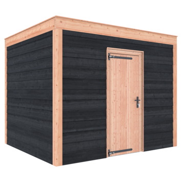 Tuinhuis Douglas Zwart Zweeds Rabat 305x255cm