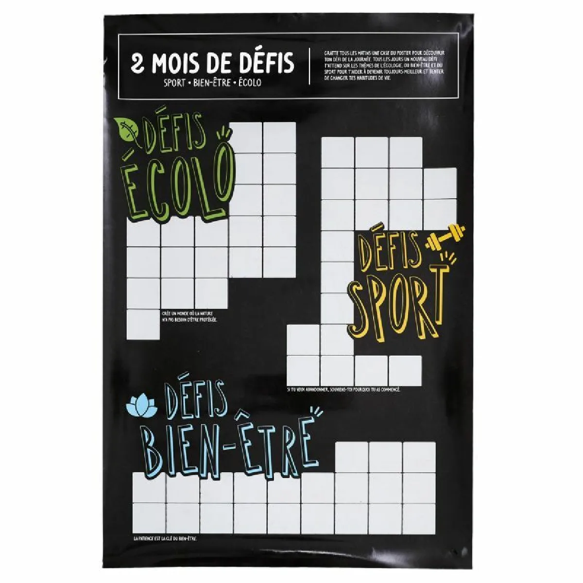 Paris Prix 2 Mois de Défis - Carte à Gratter