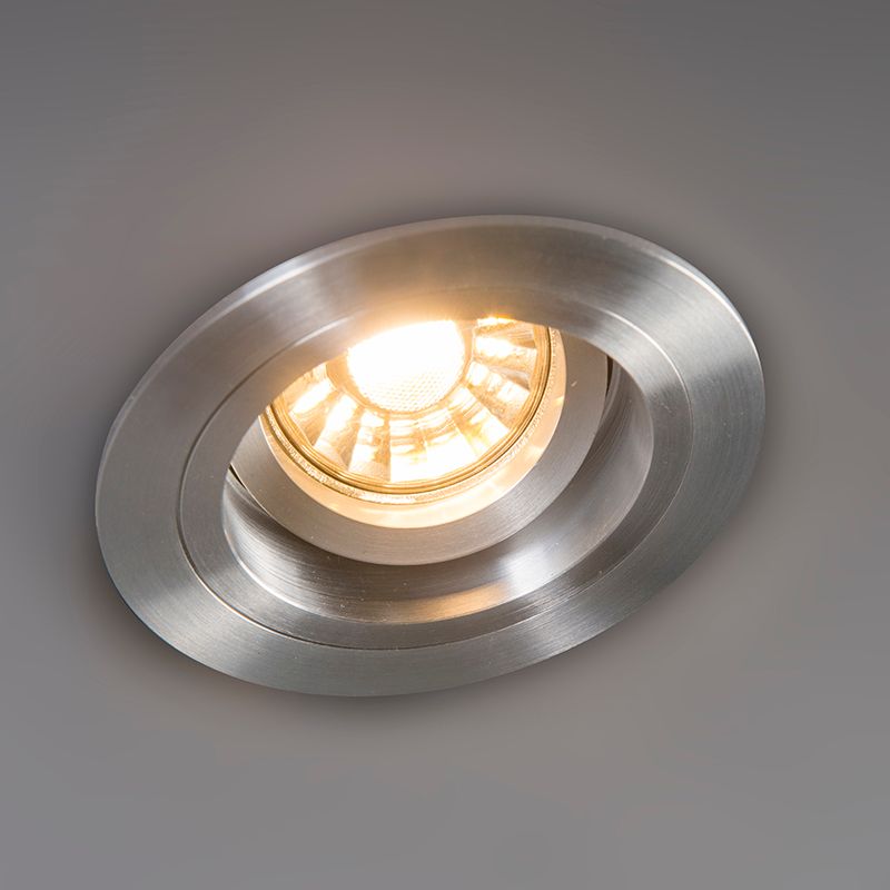 Inbouwspot rond aluminium draai- en kantelbaar - Chuck