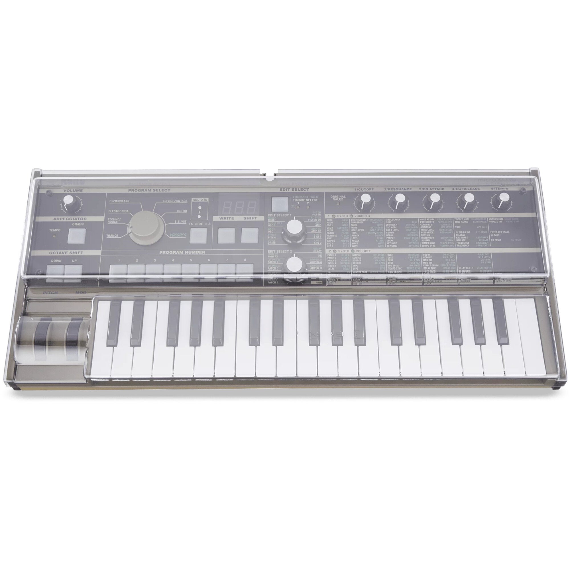 Decksaver stofkap voor Korg Microkorg & Microkorg S
