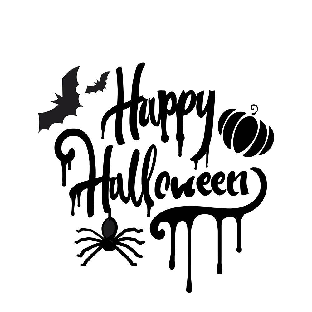 Halloween Taartsjabloon Happy Halloween 25cm