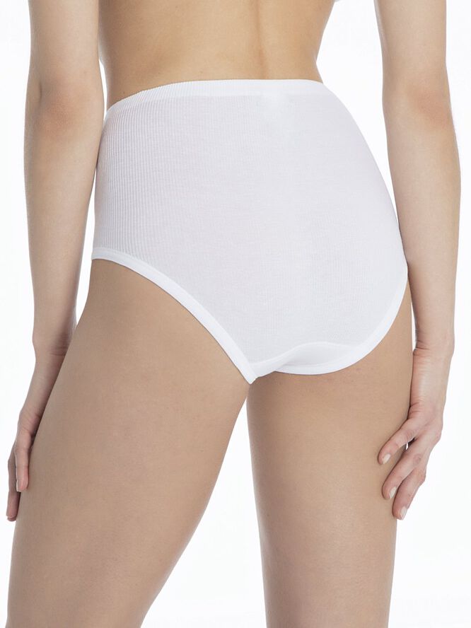 Calida Classic Cotton 2:2 Midi Breif Hvid