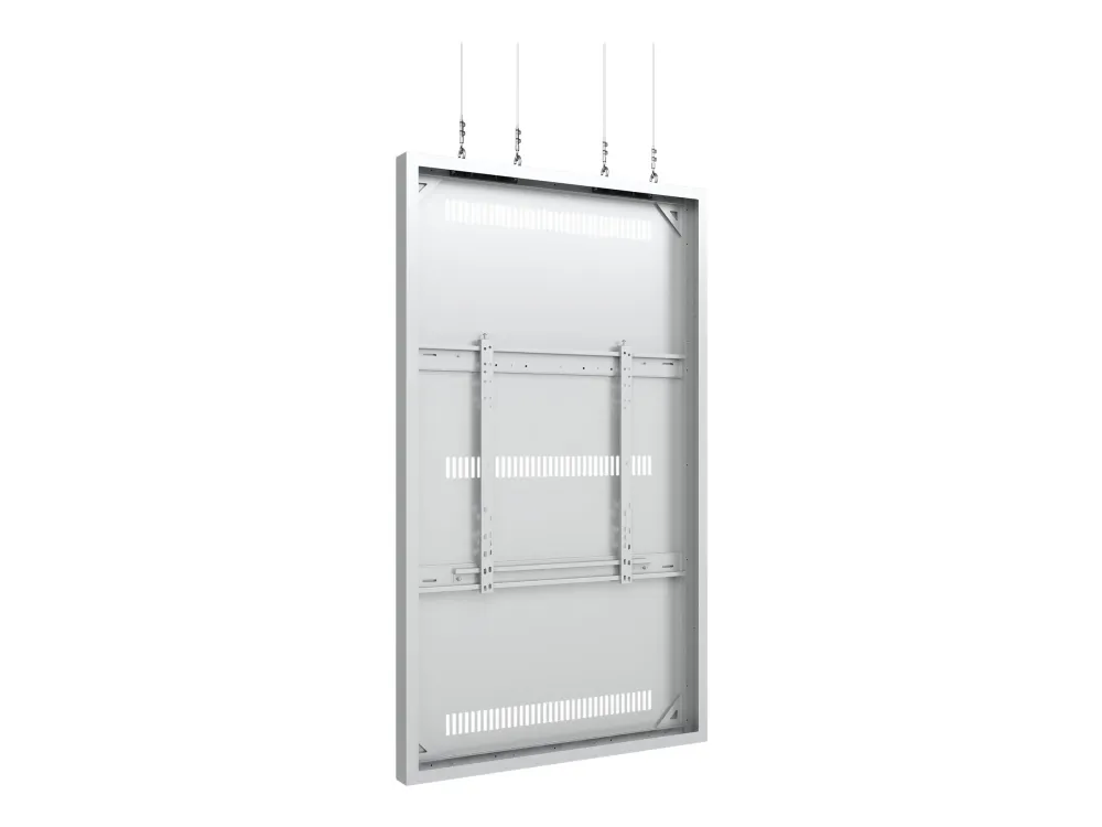 Multibrackets M Pro Series - Indelukke - for digitalt skiltepanel - ledning, medium - stål - hvid - skærmstørrelse: 75
