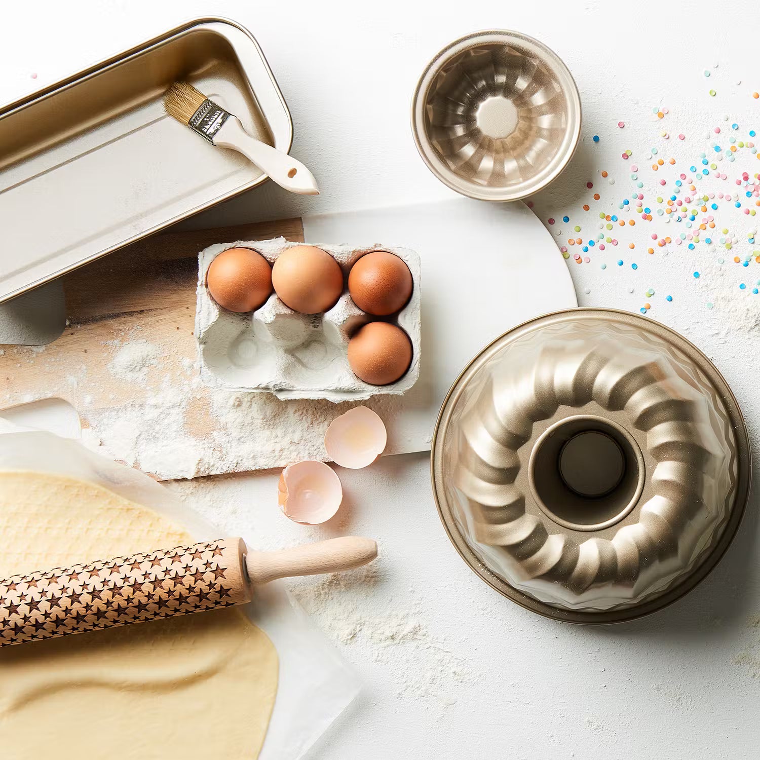 SWEET BAKERY Gugelhupf-Form 6er-Set