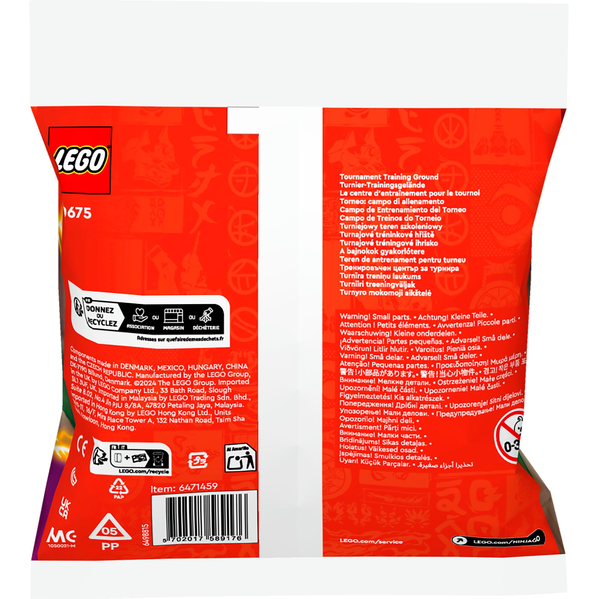 LEGO Konstruktionsspielzeug Ninjago Turnier-Trainingsgelände
