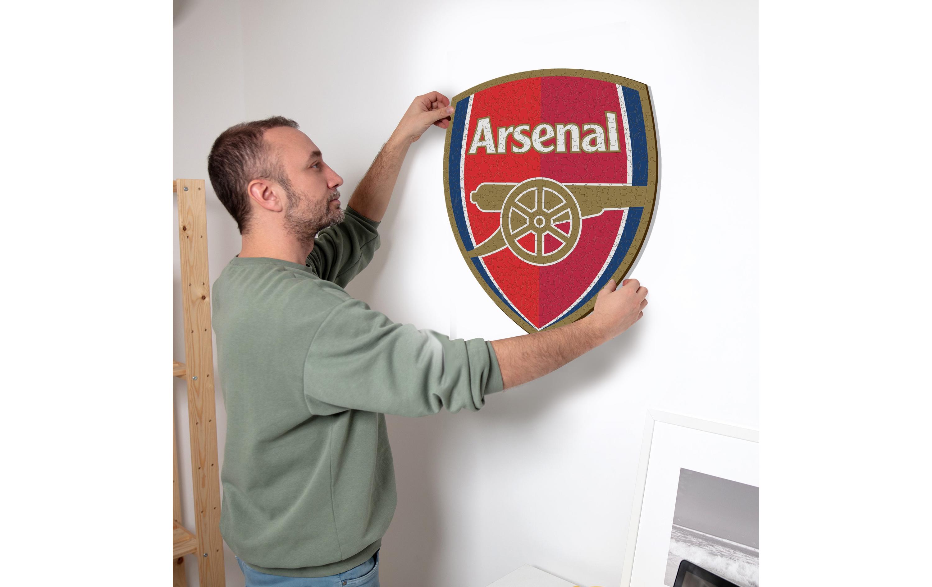 Holz-Puzzle FC Arsenal – LogoPuzzle Logo Arsenal