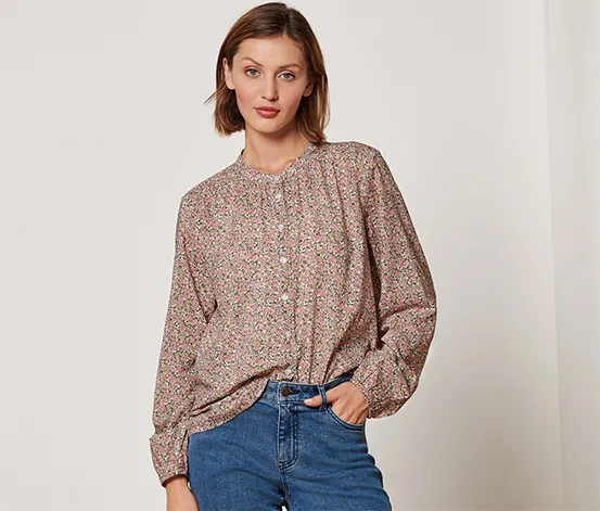 Florale Bluse