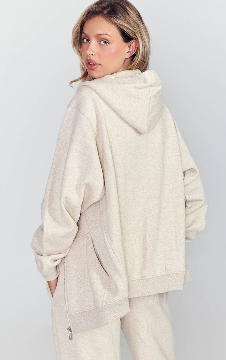 Avoine Sweat À Casynthétiqueche Zippé Intégral
