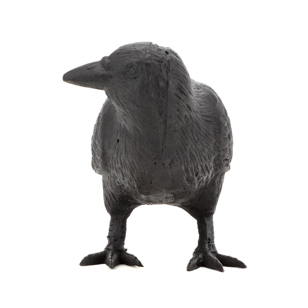 Corbeau en fonte noire
