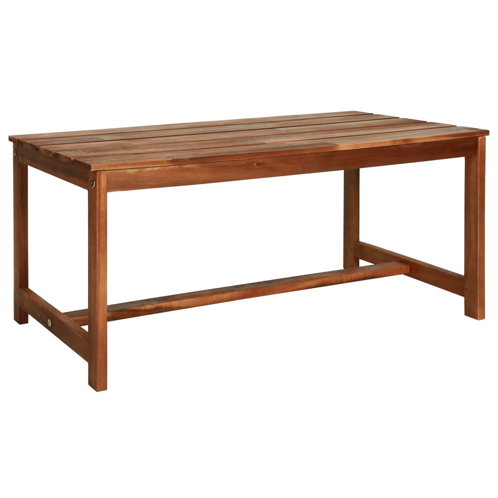 Salon de jardin meuble d'extérieur ensemble de mobilier 4 pièces bois d'acacia solide